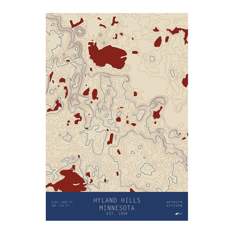 Hyland Hills, Minnesota - Muir Way - TOPO Series
