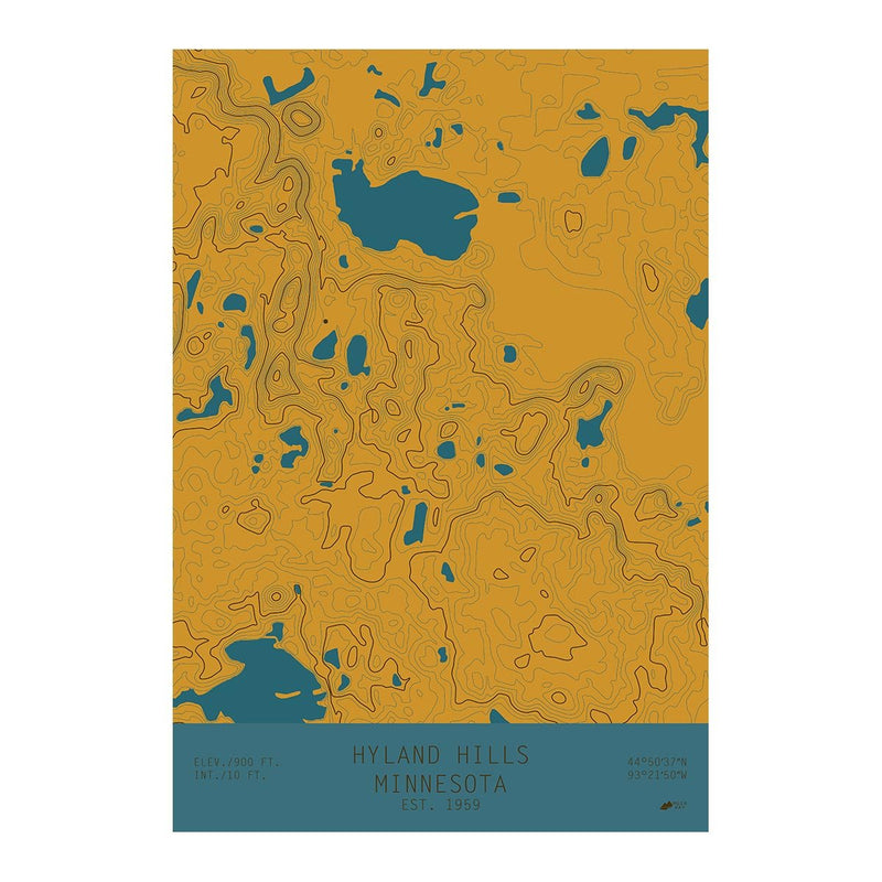 Hyland Hills, Minnesota - Muir Way - TOPO Series
