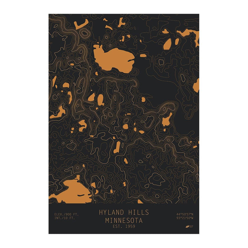 Hyland Hills, Minnesota - Muir Way - TOPO Series