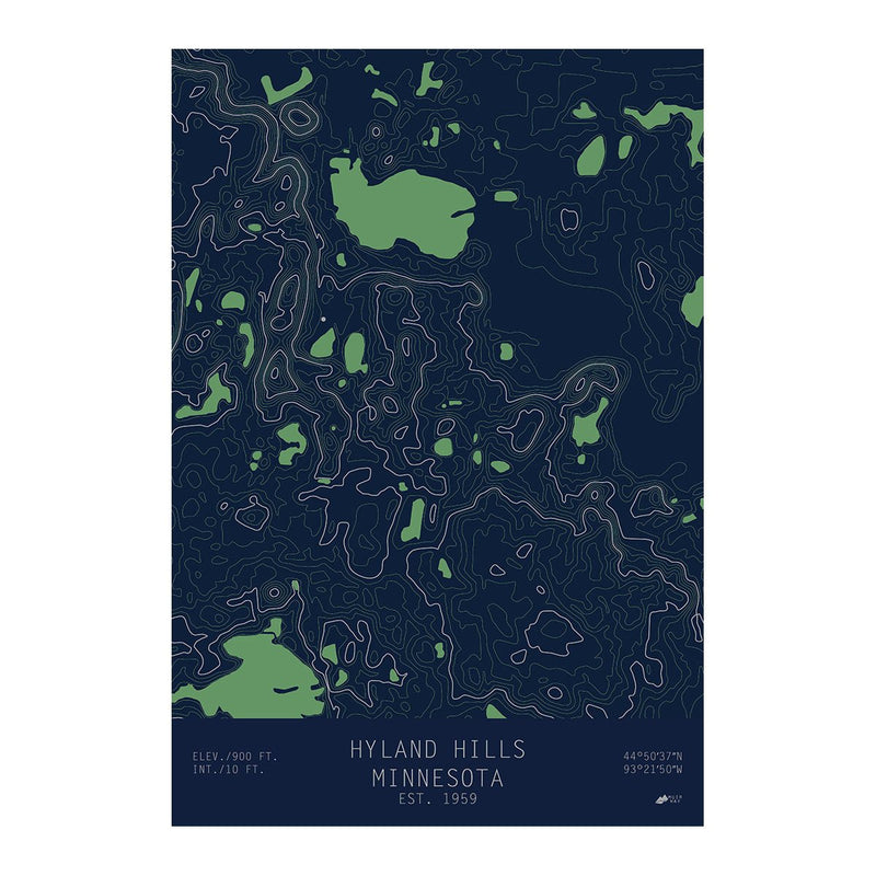 Hyland Hills, Minnesota - Muir Way - TOPO Series