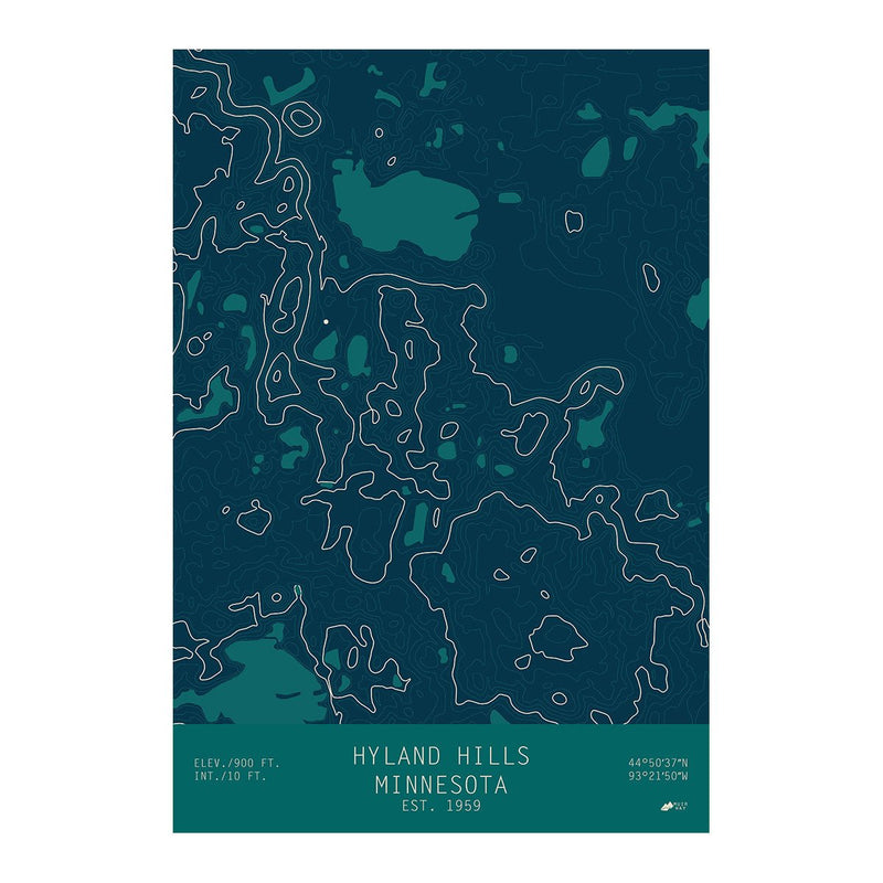 Hyland Hills, Minnesota - Muir Way - TOPO Series