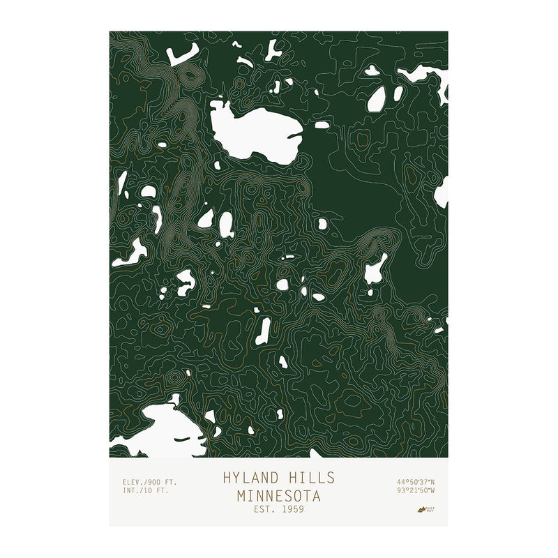Hyland Hills, Minnesota - Muir Way - TOPO Series