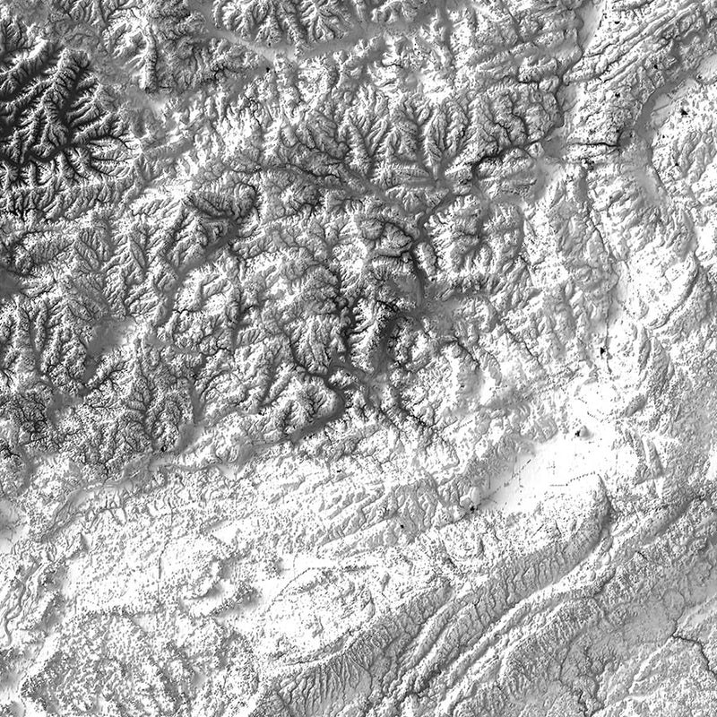 Illinois Elevation Map - Muir Way - Elevation