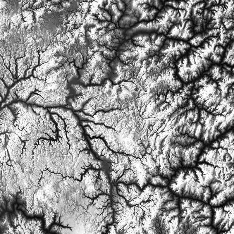 Idaho Elevation Map - Muir Way - Elevation