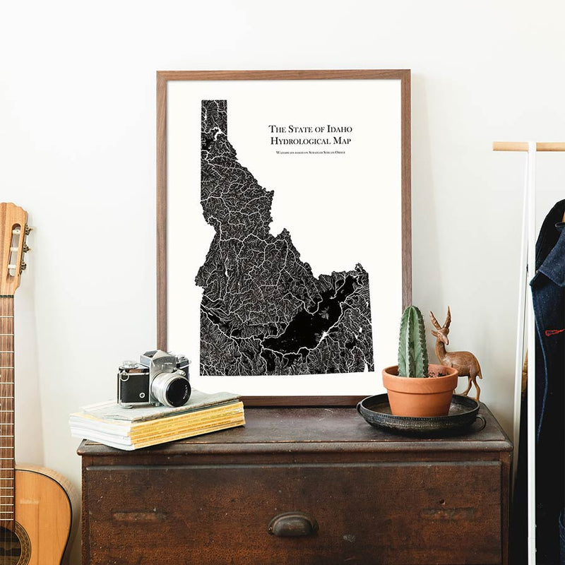 Idaho Hydrological Map - Muir Way - Hydrology