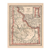 Idaho 1883 Map