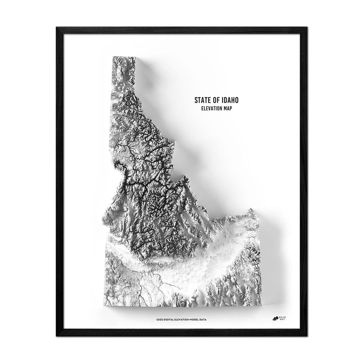 Idaho Relief Map