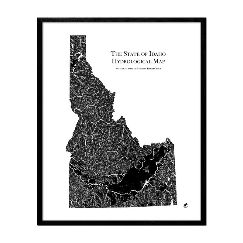 Idaho Hydrological Map - Muir Way - Hydrology