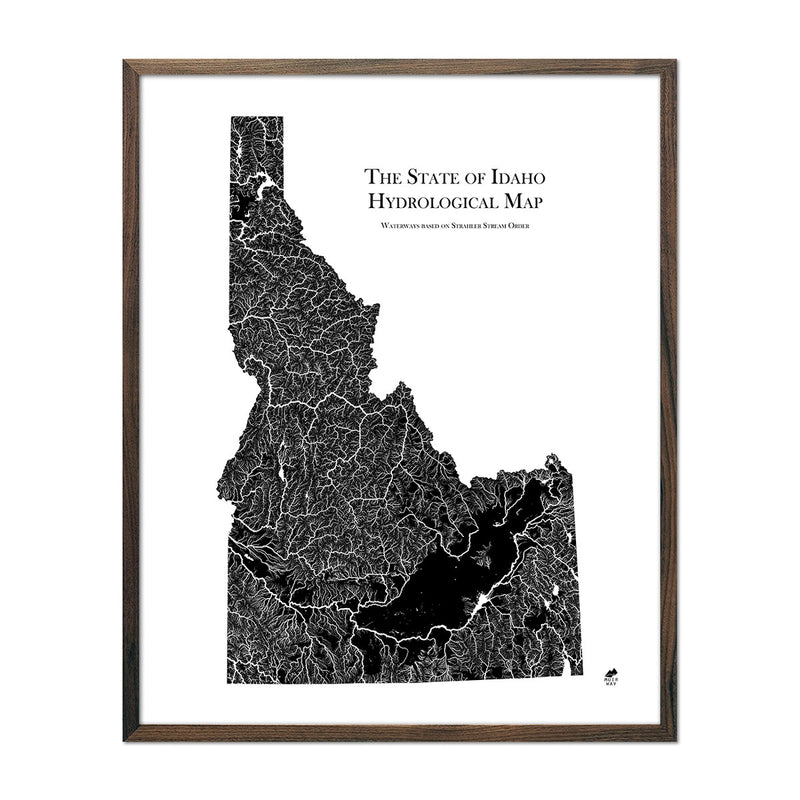 Idaho Hydrological Map - Muir Way - Hydrology