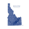 Idaho Hydrological Map
