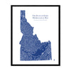 Idaho Hydrological Map