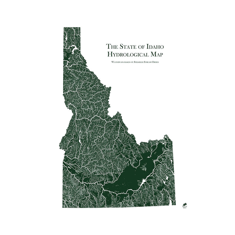 Idaho Hydrological Map - Muir Way - Hydrology