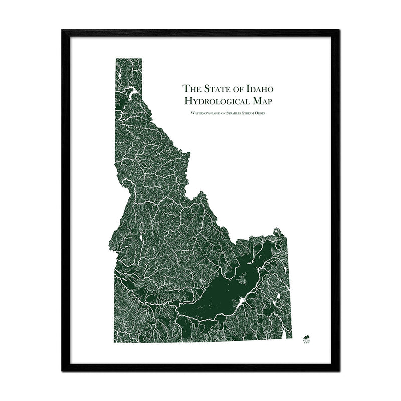 Idaho Hydrological Map - Muir Way - Hydrology