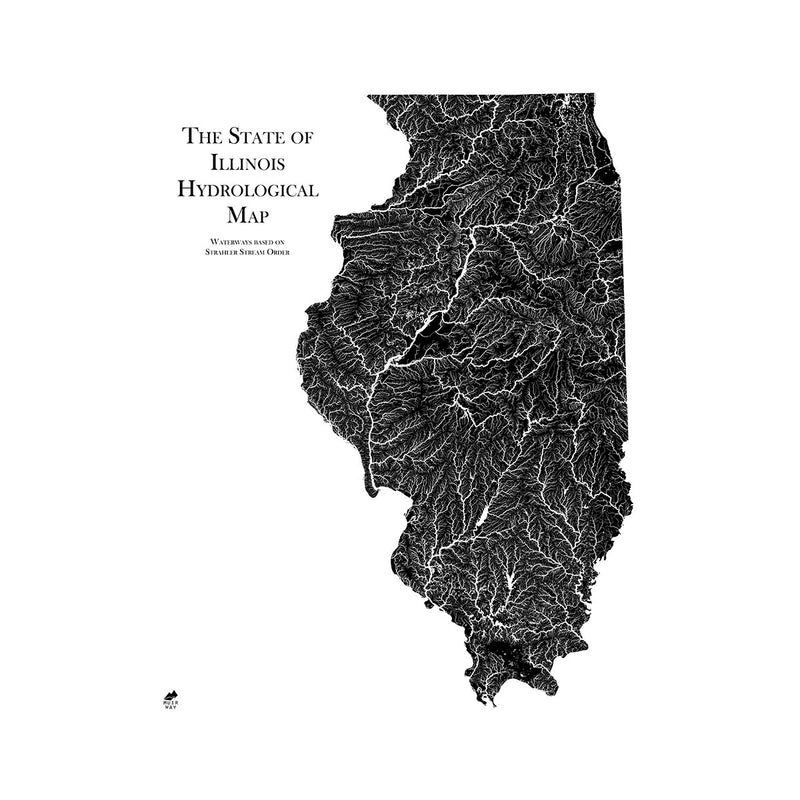 Illinois Hydrological Map - Muir Way - Hydrology