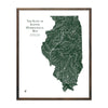 Illinois Rivers Map