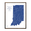 Indiana Hydrological Map