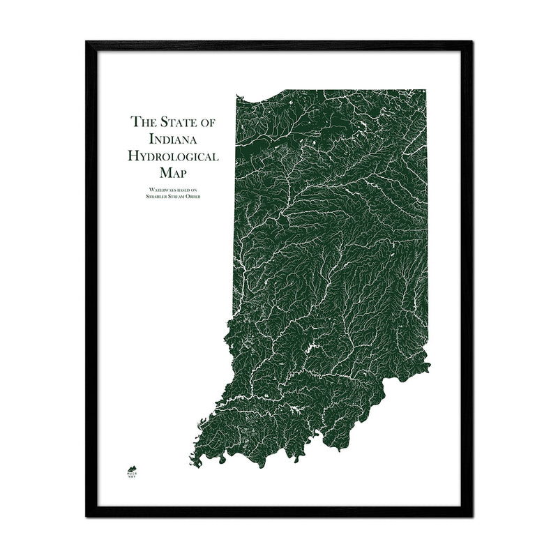 Indiana Hydrological Map - Muir Way - Hydrology