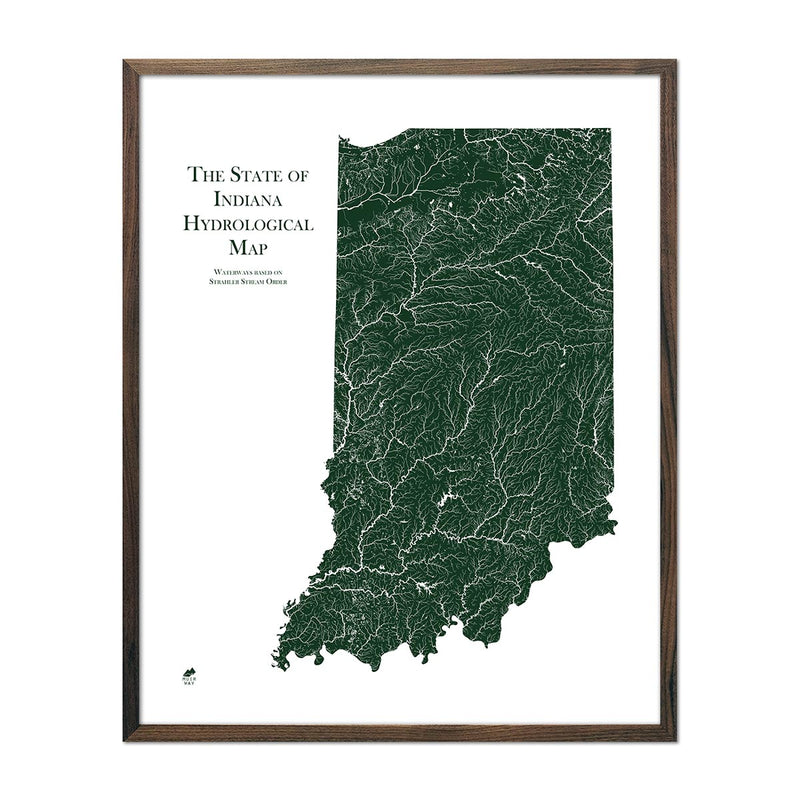 Indiana Hydrological Map - Muir Way - Hydrology