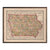 Vintage Map of Iowa 1883