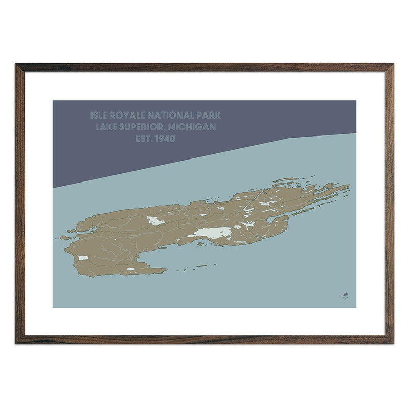 Isle Royale National Park Map - Muir Way - National Park
