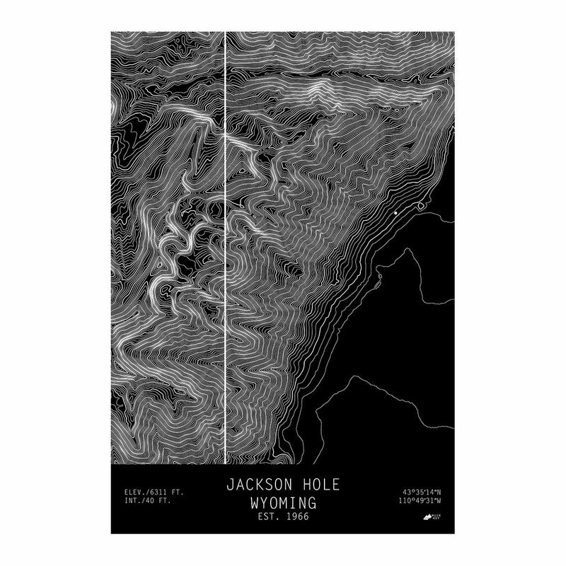 Jackson Hole, Wyoming - Muir Way - TOPO Series