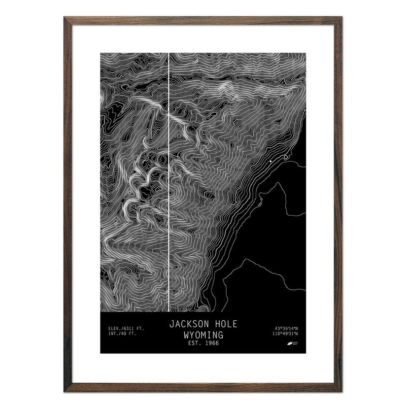 Jackson Hole, Wyoming - Muir Way - TOPO Series