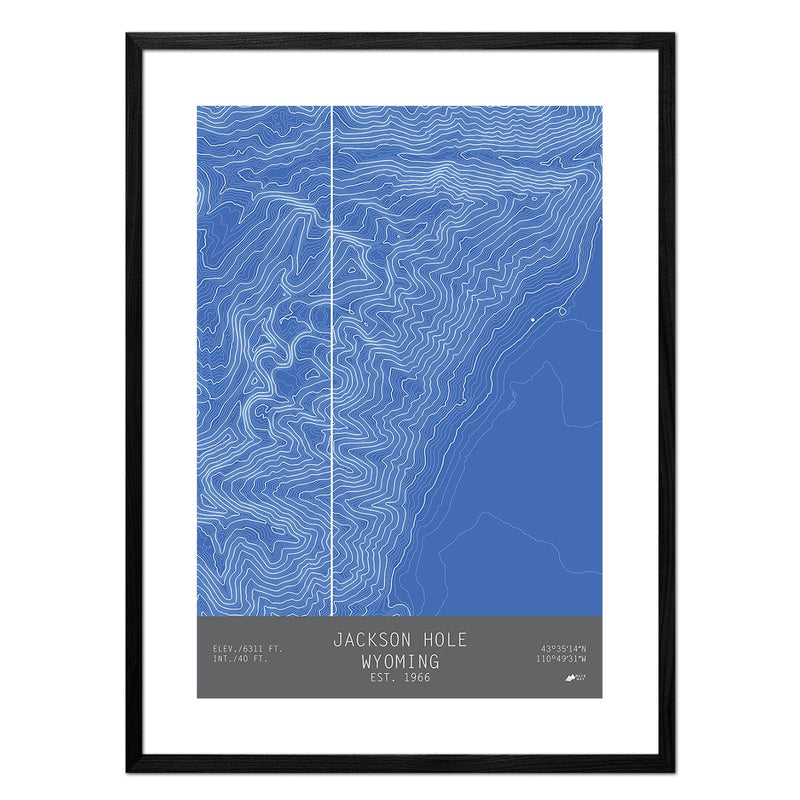 Jackson Hole, Wyoming - Muir Way - TOPO Series