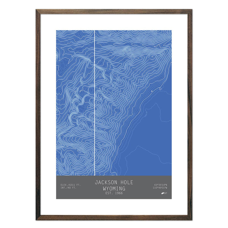 Jackson Hole, Wyoming - Muir Way - TOPO Series