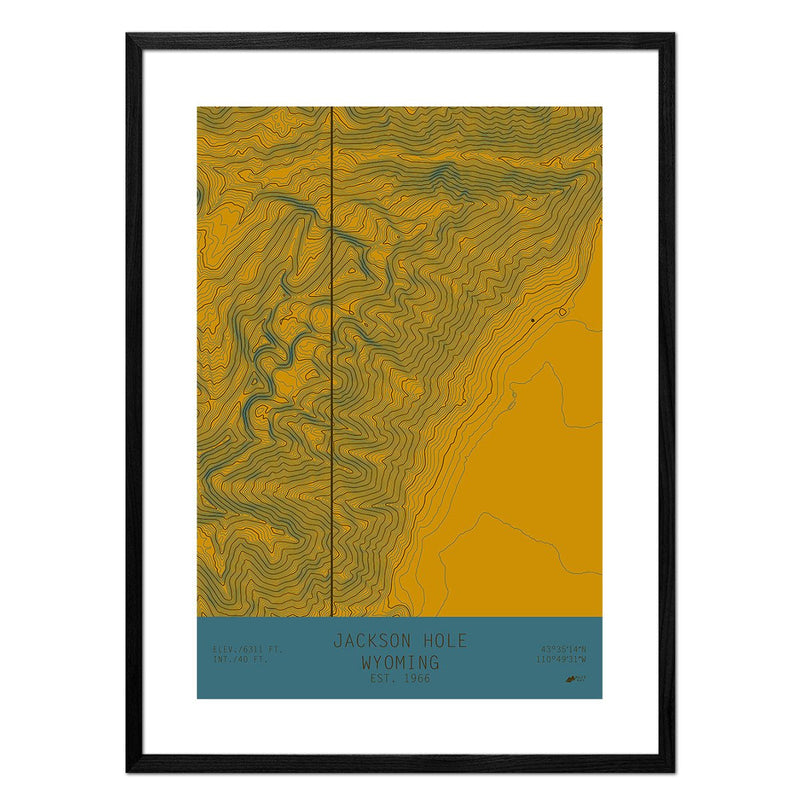 Jackson Hole, Wyoming - Muir Way - TOPO Series