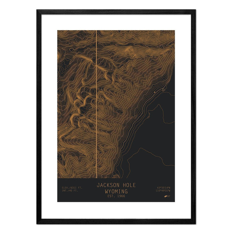 Jackson Hole, Wyoming - Muir Way - TOPO Series