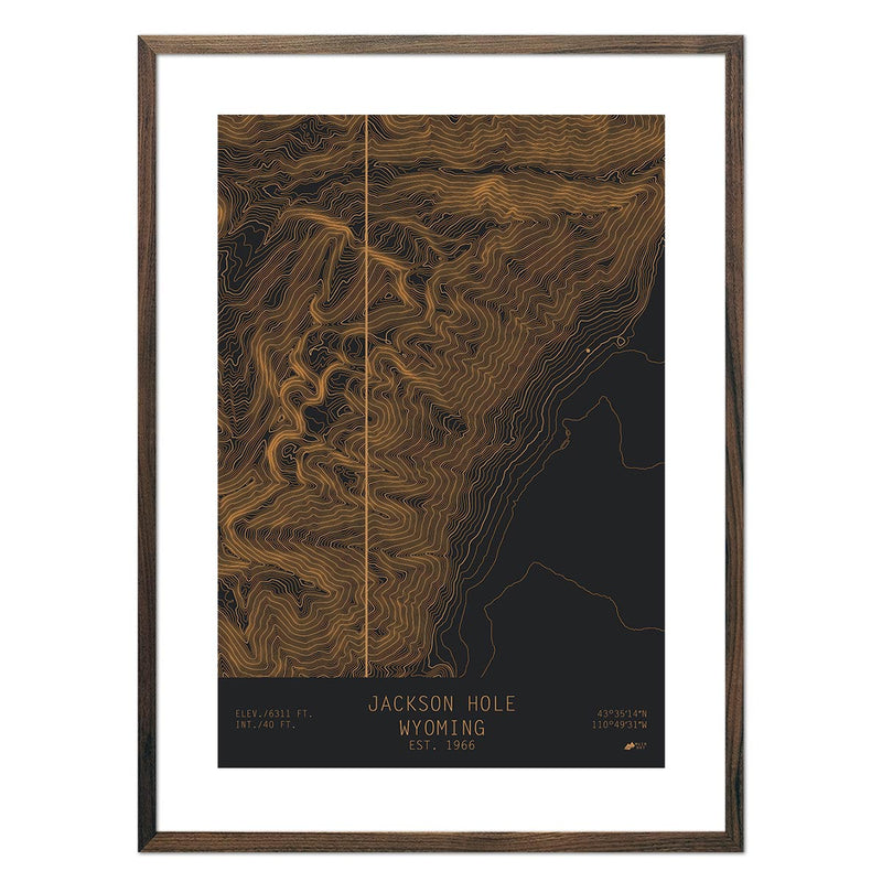 Jackson Hole, Wyoming - Muir Way - TOPO Series