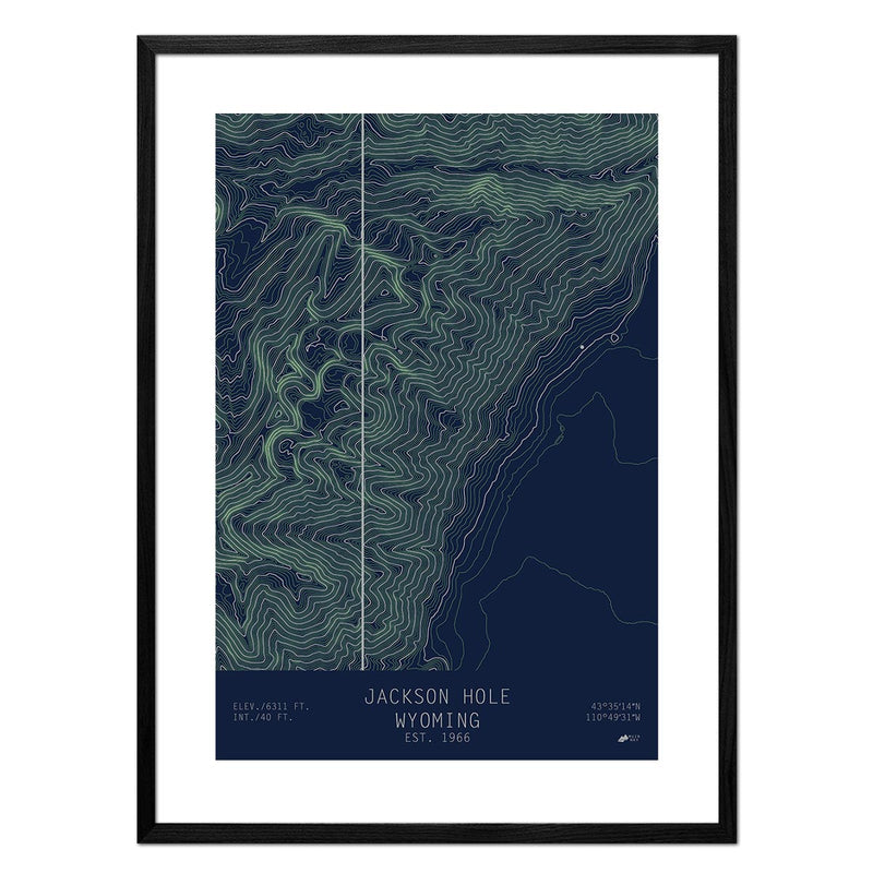 Jackson Hole, Wyoming - Muir Way - TOPO Series