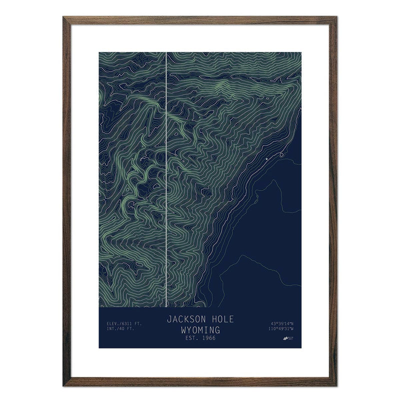 Jackson Hole, Wyoming - Muir Way - TOPO Series