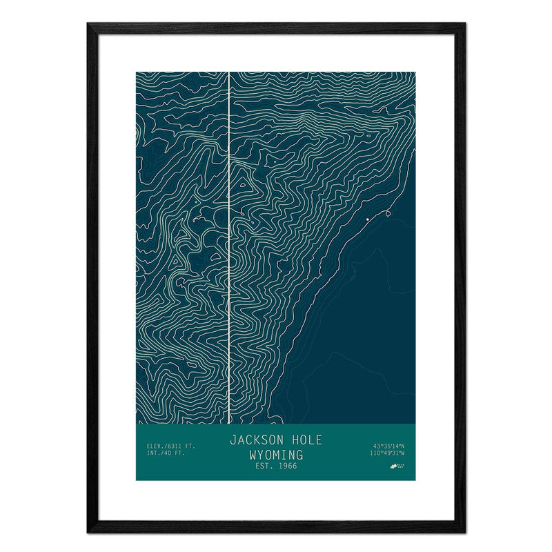 Jackson Hole, Wyoming - Muir Way - TOPO Series