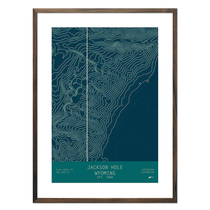Jackson Hole, Wyoming - Muir Way - TOPO Series
