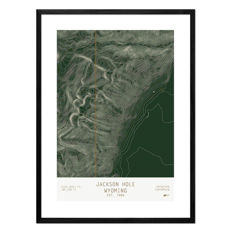 Jackson Hole, Wyoming - Muir Way - TOPO Series