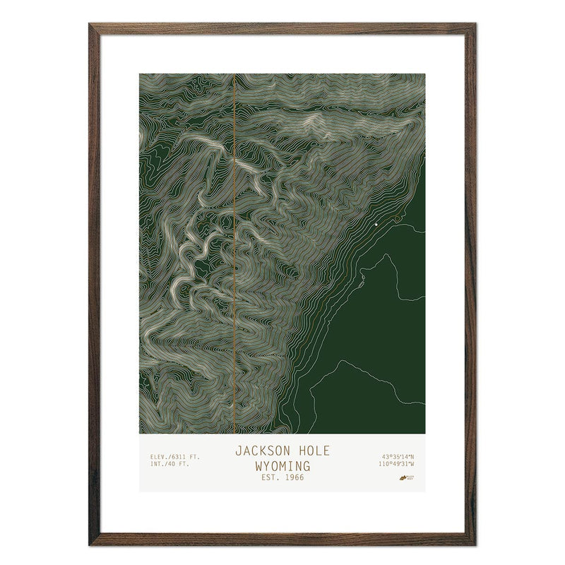 Jackson Hole, Wyoming - Muir Way - TOPO Series