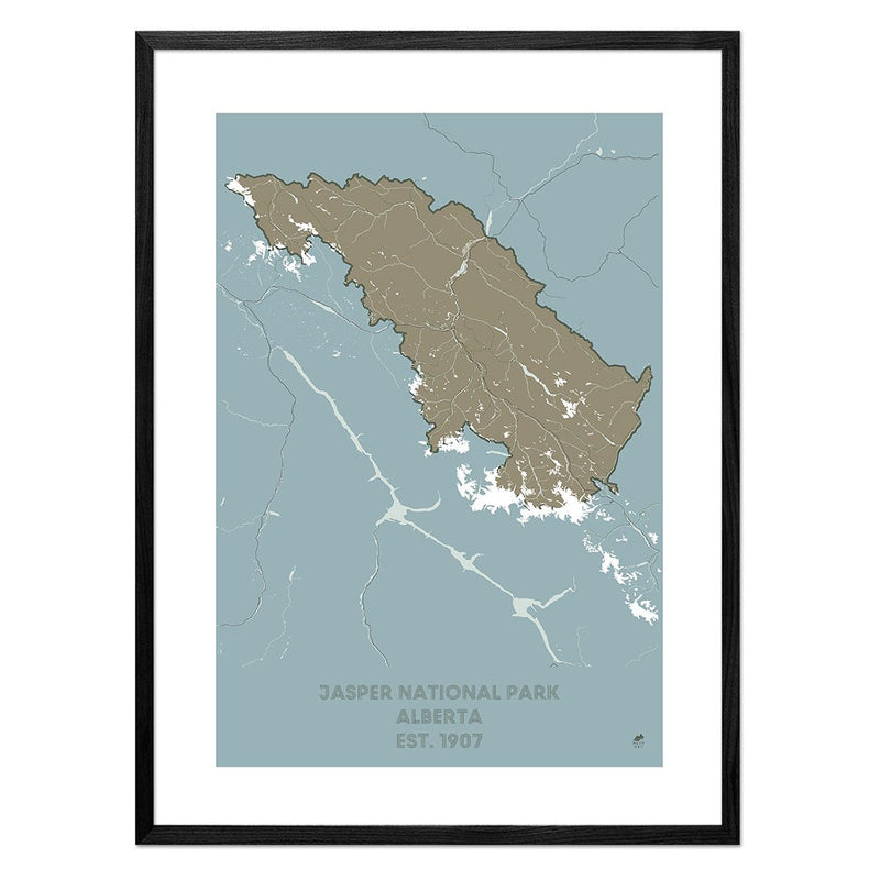 Jasper National Park Map - Muir Way - National Park