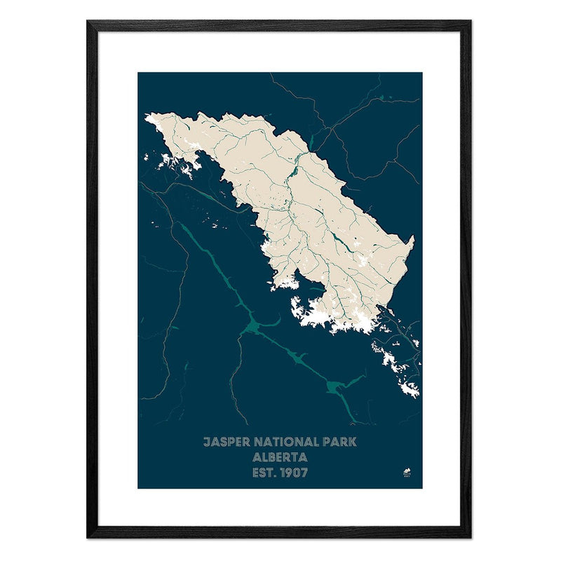 Jasper National Park Map - Muir Way - National Park