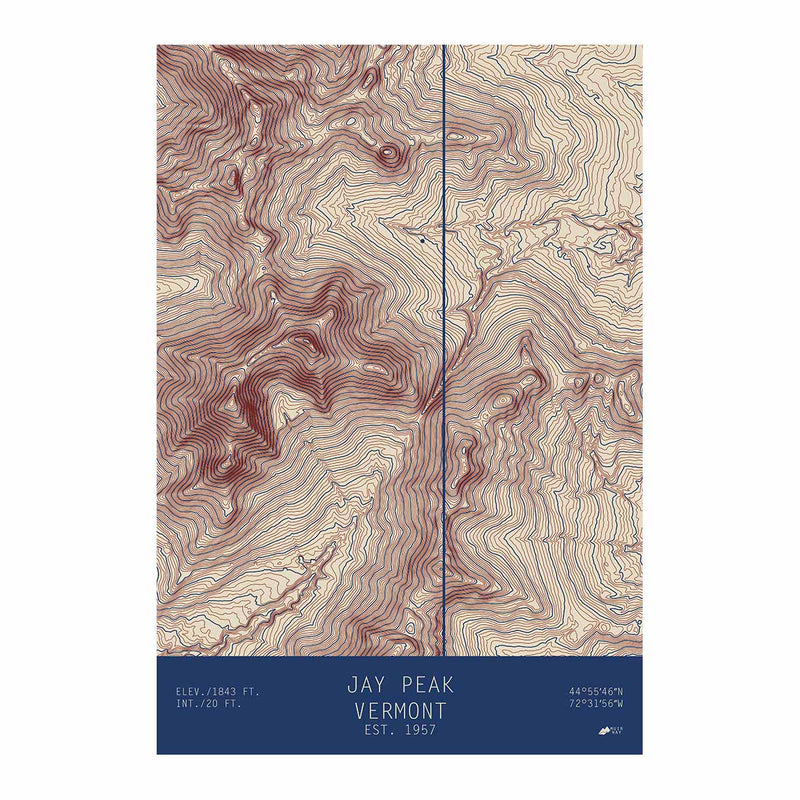 Jay Peak, Vermont - Muir Way - TOPO Series