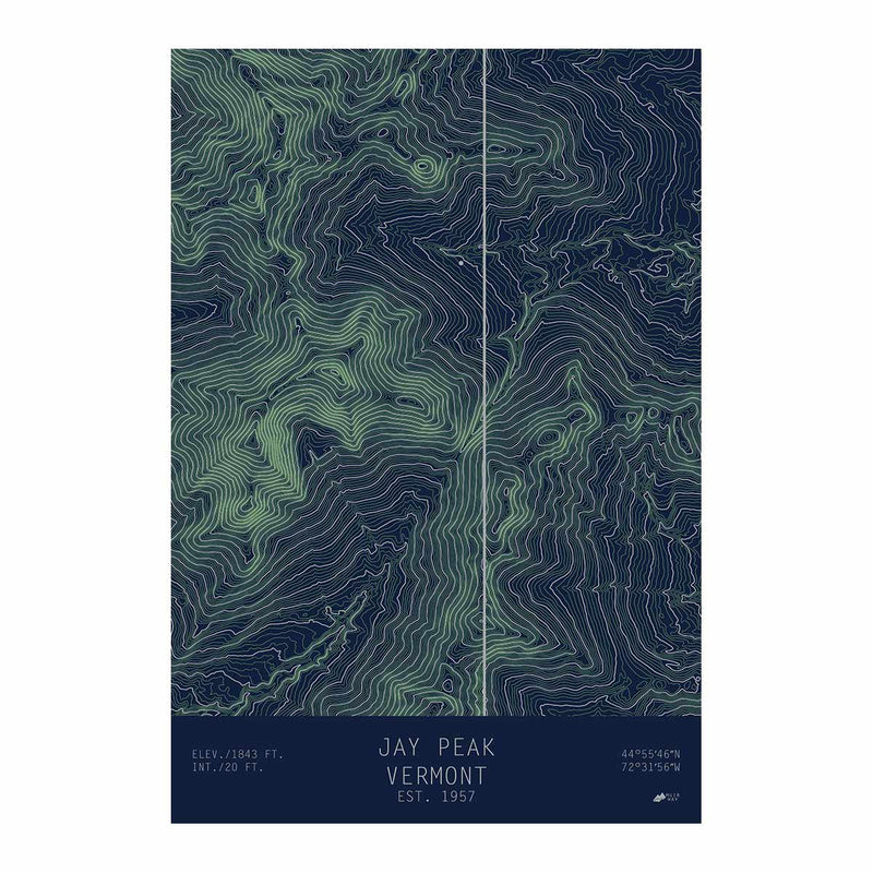 Jay Peak, Vermont - Muir Way - TOPO Series