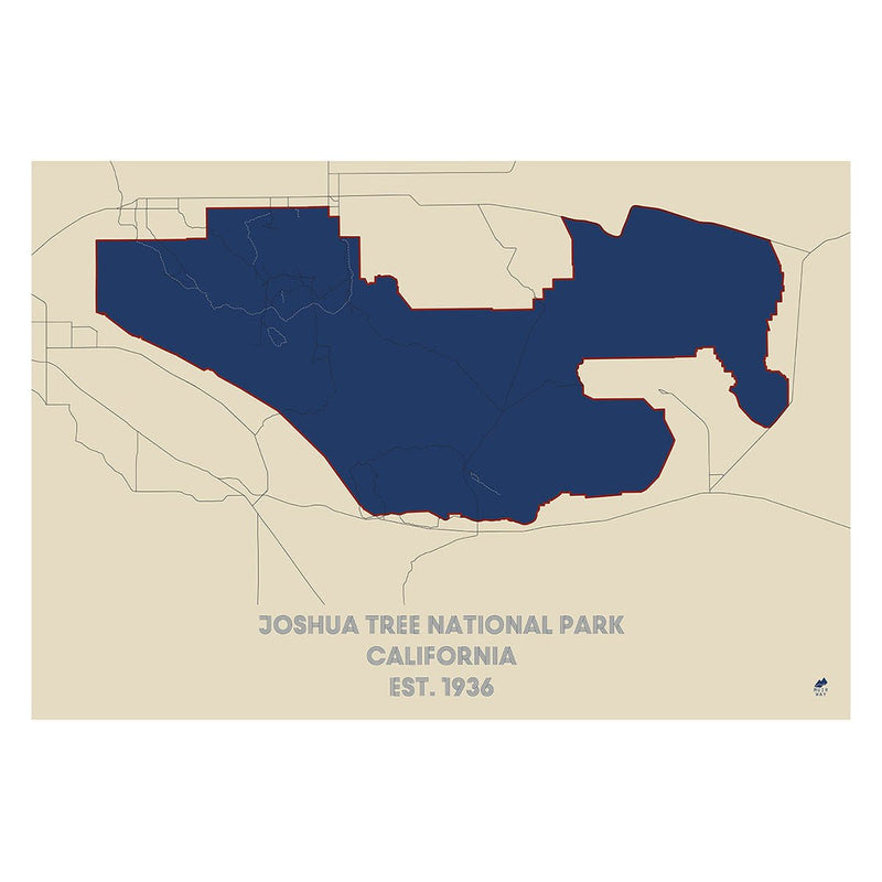 Joshua Tree National Park Map - Muir Way - National Park