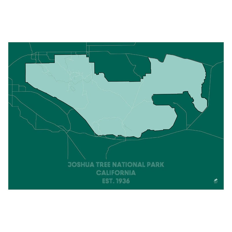 Joshua Tree National Park Map - Muir Way - National Park