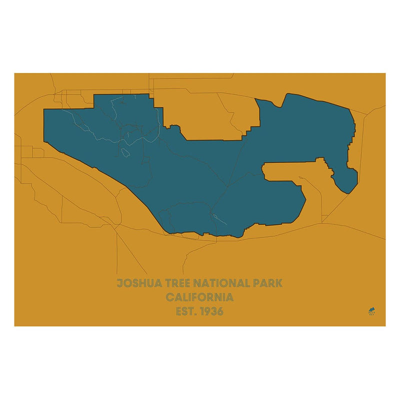 Joshua Tree National Park Map - Muir Way - National Park