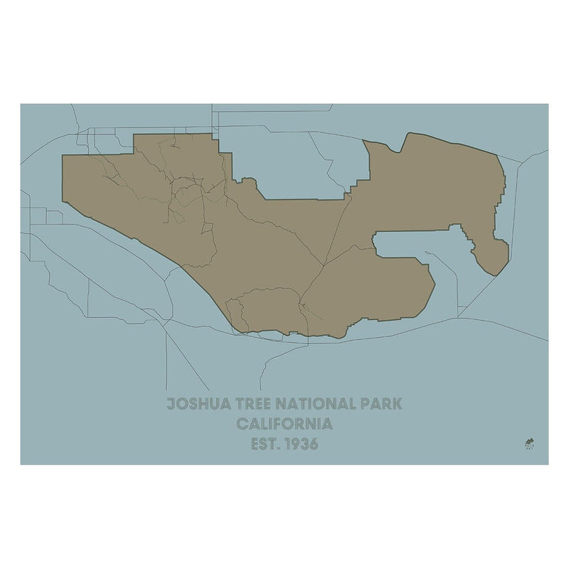 Joshua Tree National Park Map - Muir Way - National Park
