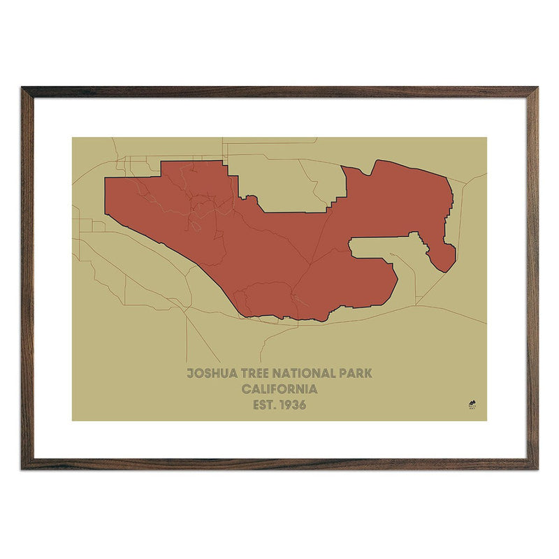 Joshua Tree National Park Map - Muir Way - National Park