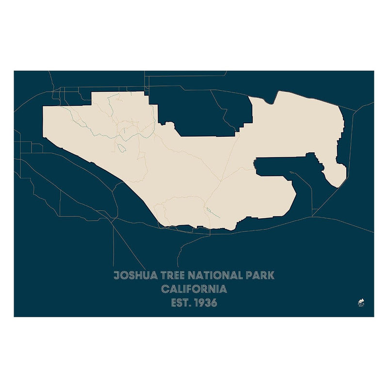 Joshua Tree National Park Map - Muir Way - National Park