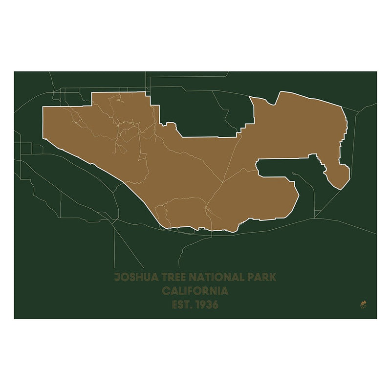 Joshua Tree National Park Map - Muir Way - National Park