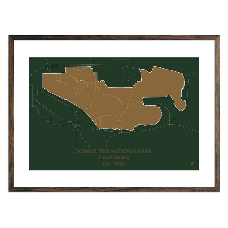 Joshua Tree National Park Map - Muir Way - National Park