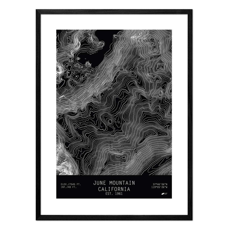 June Mountain, California - Muir Way - TOPO Series